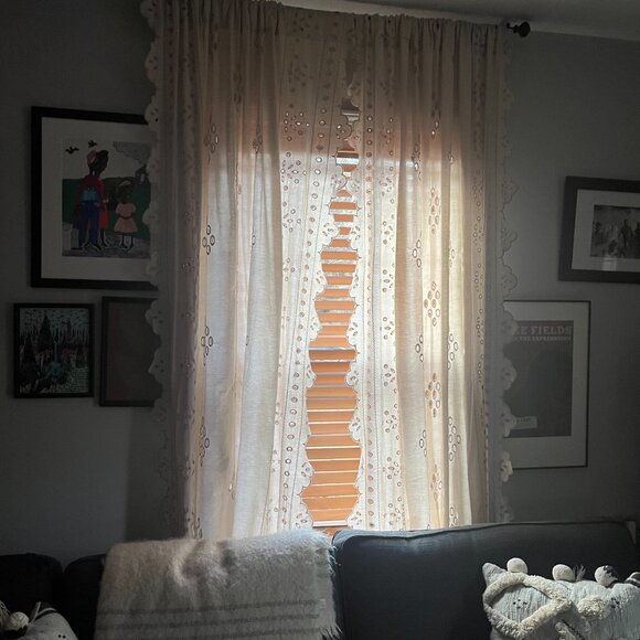Anthropologie 96" x 50" Freja Curtains (2 pairs available) - Picture 3 of 4
